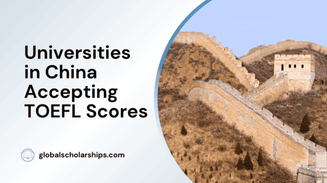 Universities in China Accepting TOEFL Scores