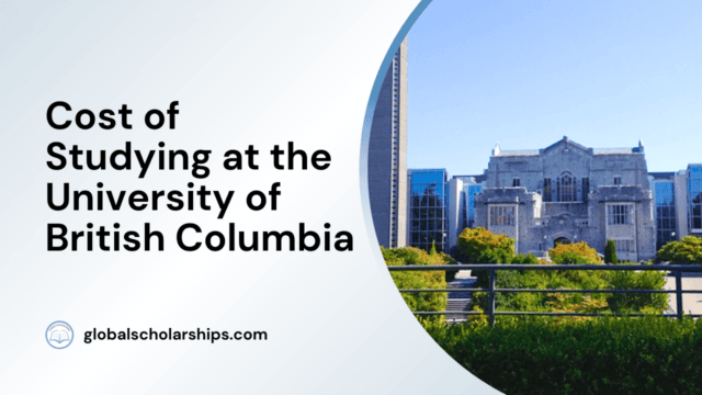 Cost of Studying at the University of British Columbia