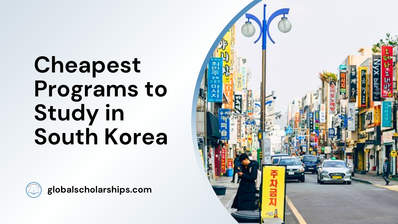Cheapest Programs to Study in South Korea