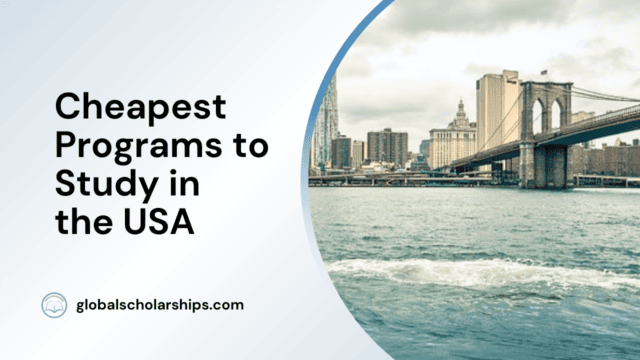 Cheapest Programs to Study in the USA
