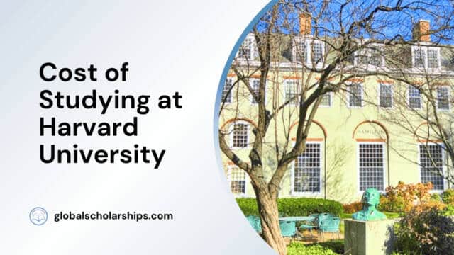 Cost of Studying at Harvard University