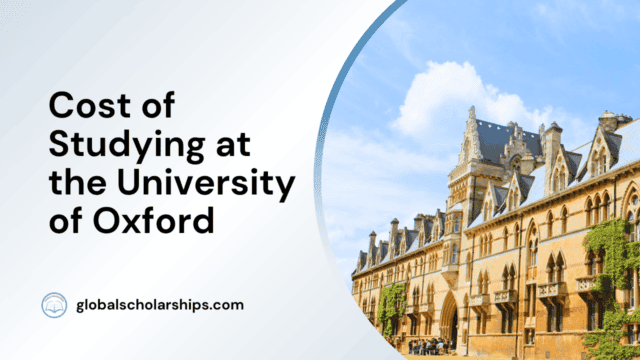 Cost of Studying at the University of Oxford