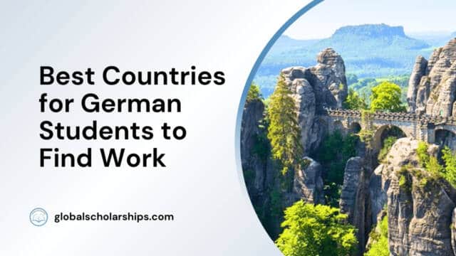 Best Countries for German Students to Find Work