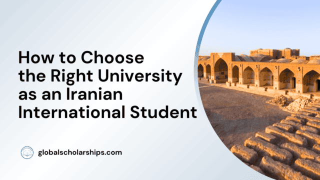 How to Choose the Right University as an Iranian International Student