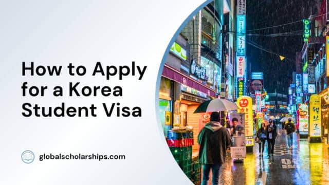 How to Apply for a Korea Student Visa