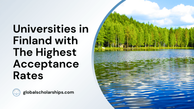 Universities in Finland with The Highest Acceptance Rates