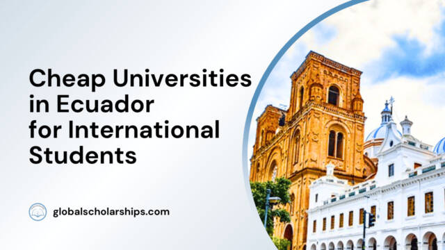 Cheap Universities in Ecuador for International Students
