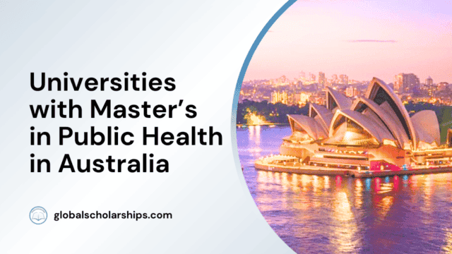 Universities with Master’s in Public Health in Australia