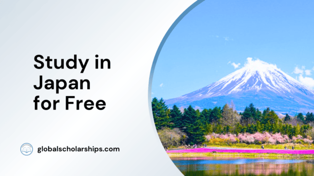 Study in Japan for Free