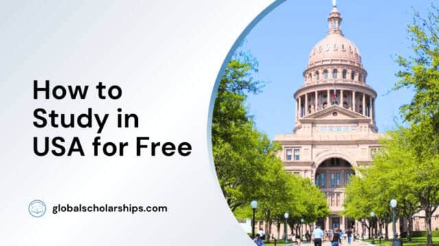 How to Study in USA for Free