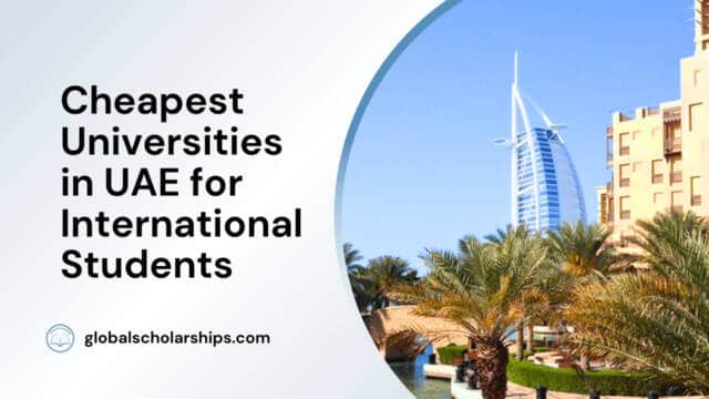 Cheapest Universities in UAE for International Students