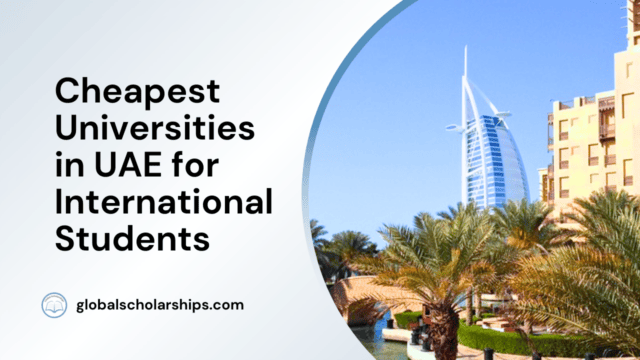 Cheapest Universities in UAE for International Students