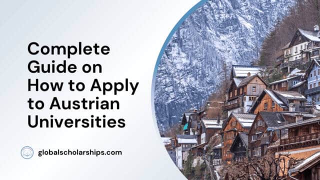 Complete Guide on How to Apply to Austrian Universities