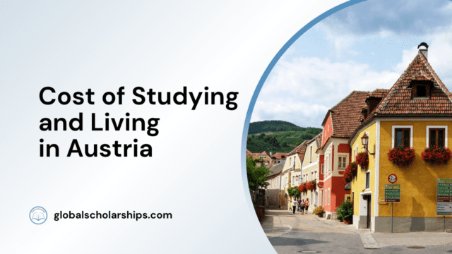 Cost of Studying and Living in Austria