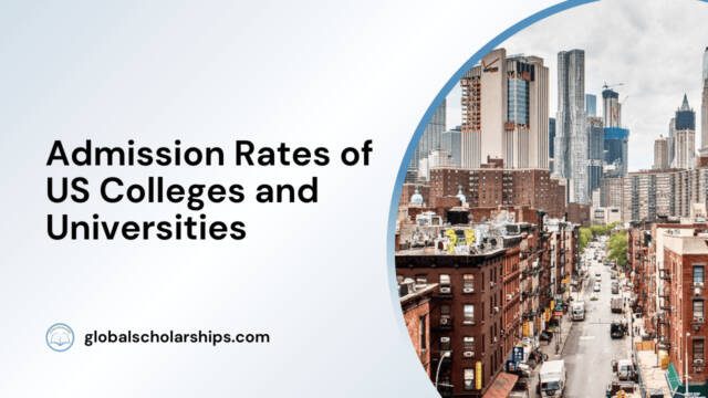 Admission Rates of US Colleges and Universities