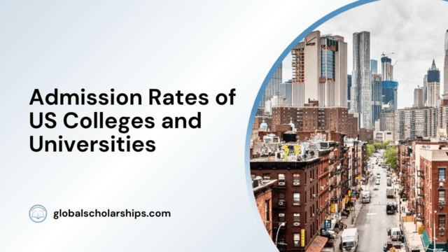 Admission Rates of US Colleges and Universities